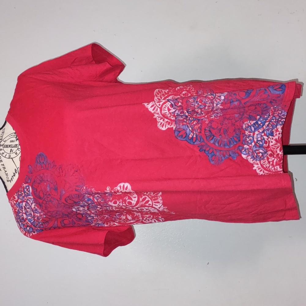 Sonoma Good For Life Red Print  Tops Size XL
